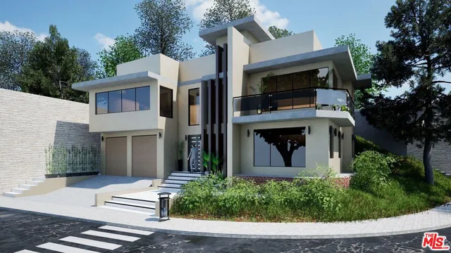 a view of a house with a sink and garden