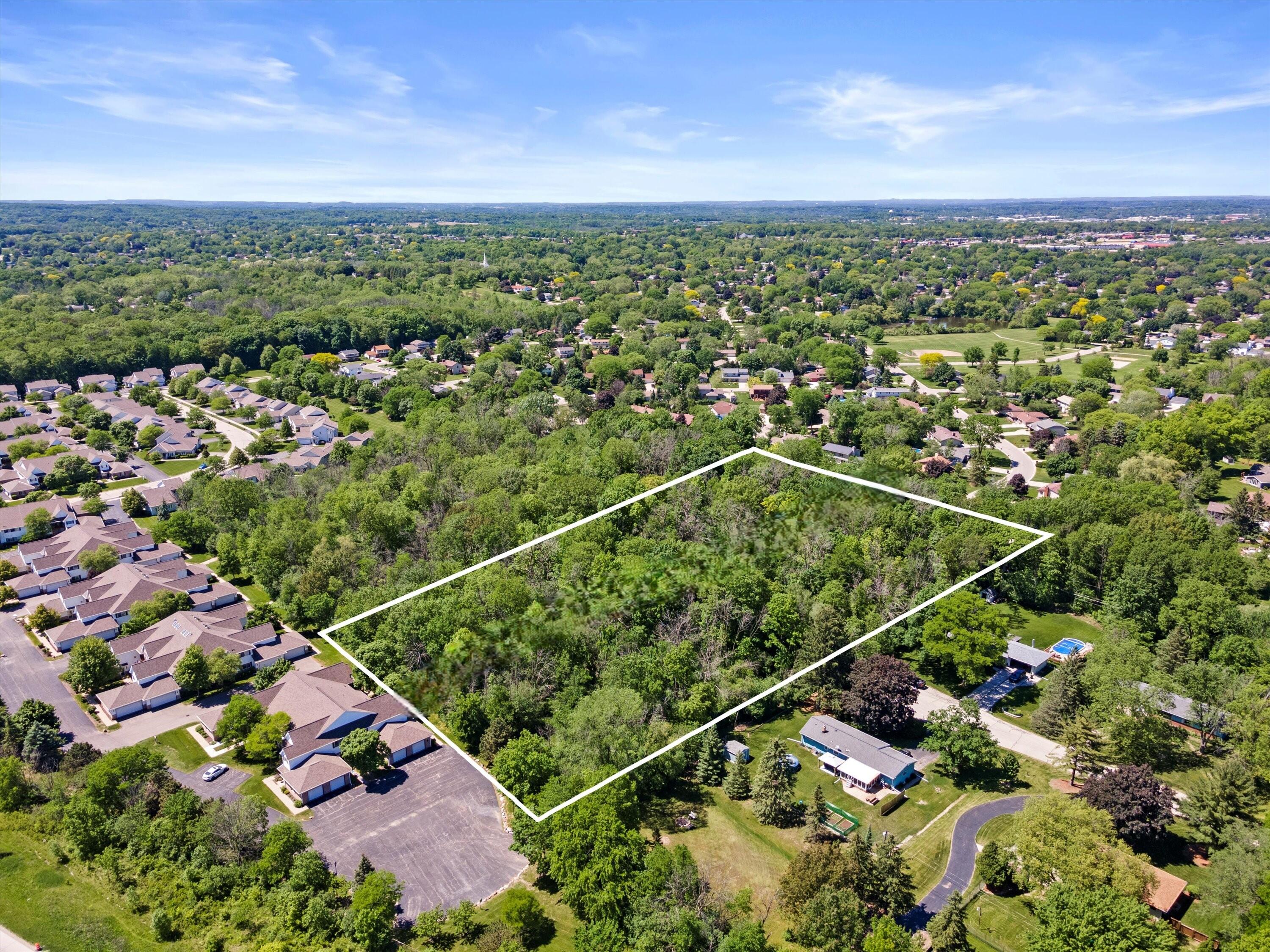 02-Aerial View of 3.83 acre Lot