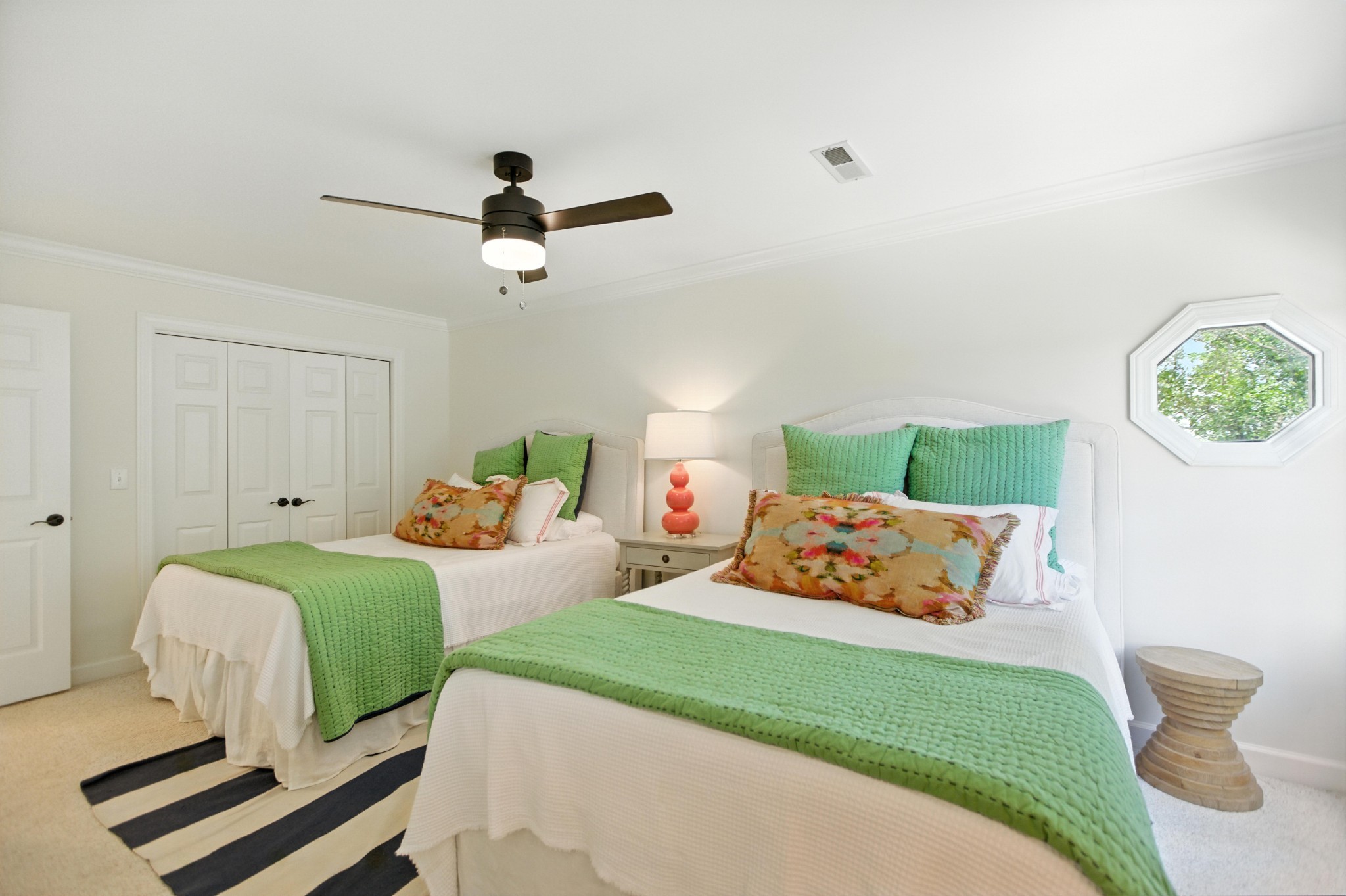 208 Loop Drive Winchester, TN 37398 - Photo 51 of 88 a bedroom with two beds and a chandelier