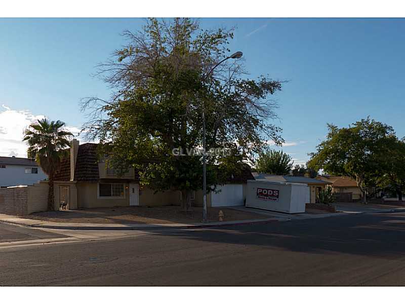 3129 South Topaz Road Las Vegas, NV 89121 - Photo 2 of 23 Property Photo. The Generous Master Bedroom Balcony Overlooks This Great Home s Corner Lot