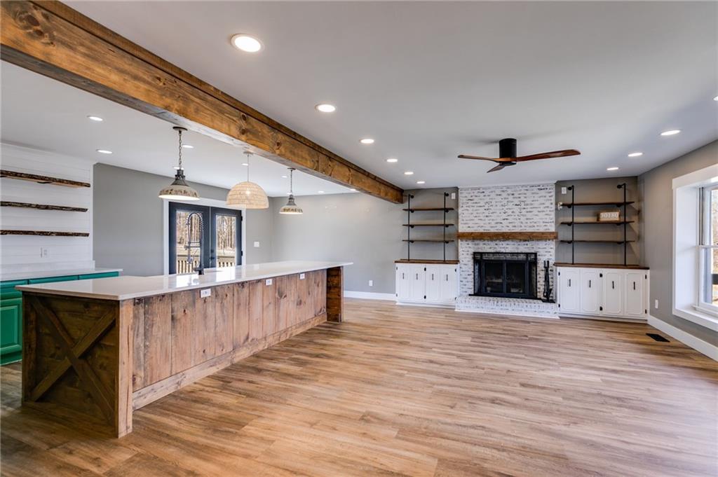 118 Raven Road Villa Rica, GA 30180 - Photo 14 of 50 a view of kitchen with cabinets and wooden floor