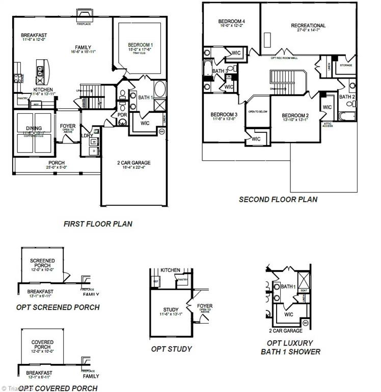 4600 Thatcher Woods Drive Oak Ridge, NC 27310 - Photo 22 of 22 FLOOR PLAN