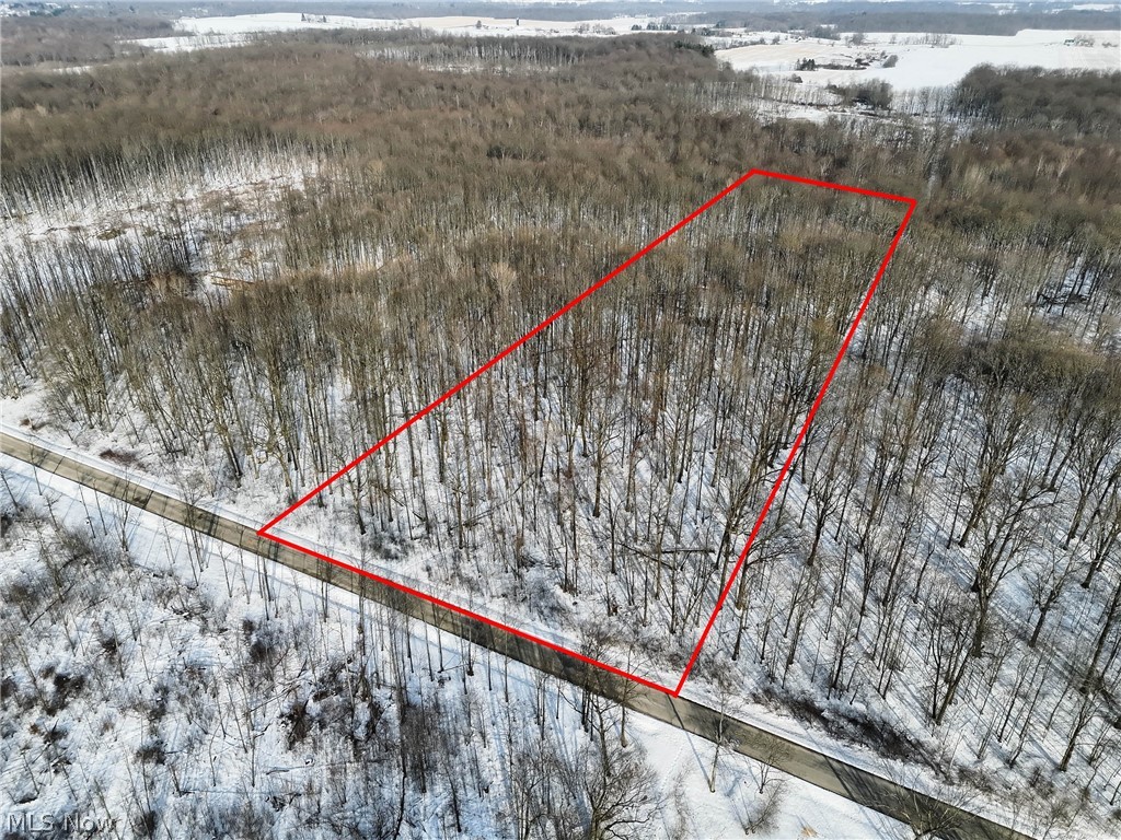 Vl Sisley Road Orwell, OH 44076 - Photo 8 of 10 View of property location featuring property boundaries highlighted and a heavily wooded area