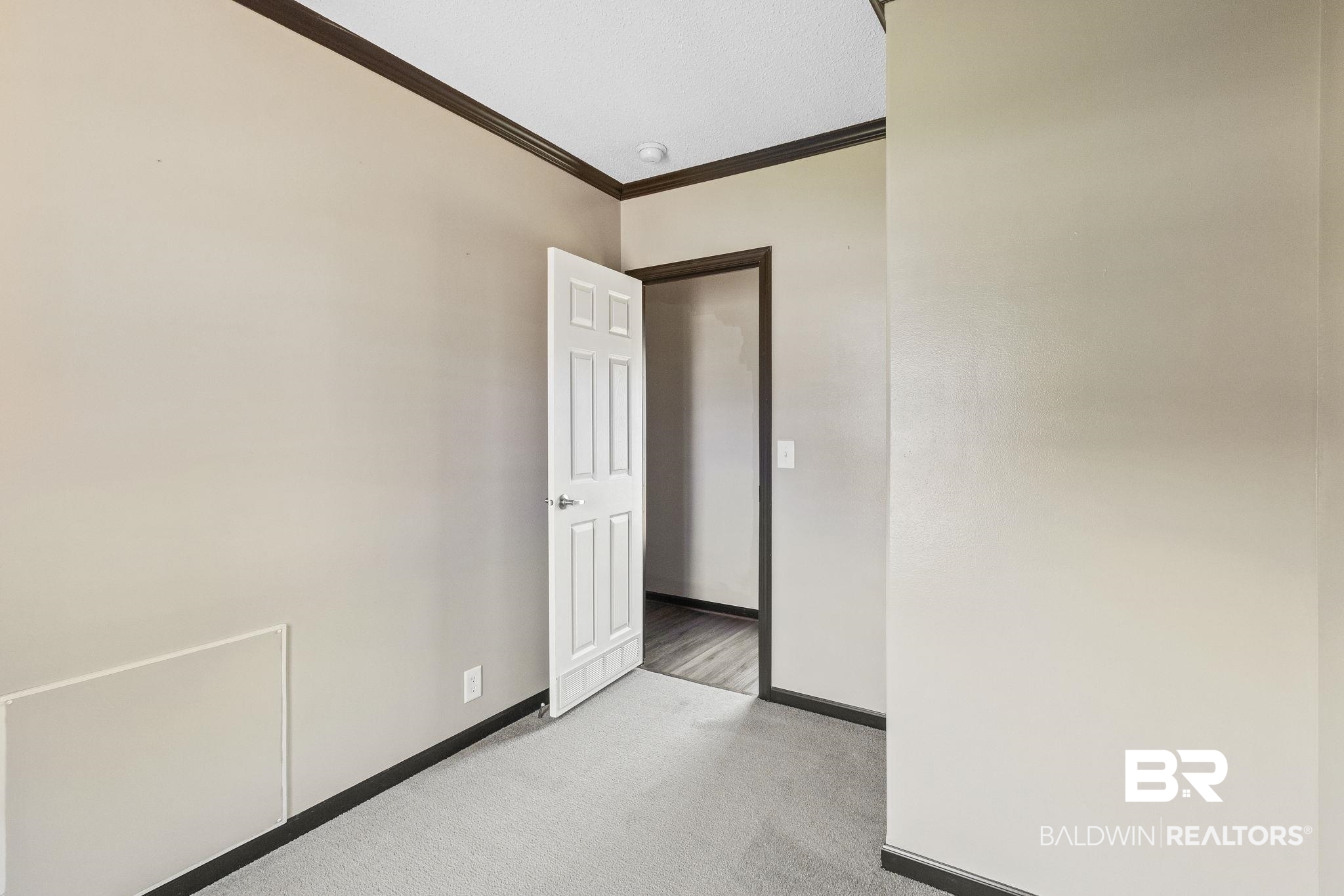 6870 Cecilia Court Theodore, AL 36582 - Photo 43 of 83 Empty room with ornamental molding and light colored carpet