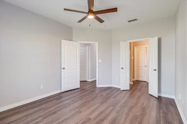 wooden floor in an empty room