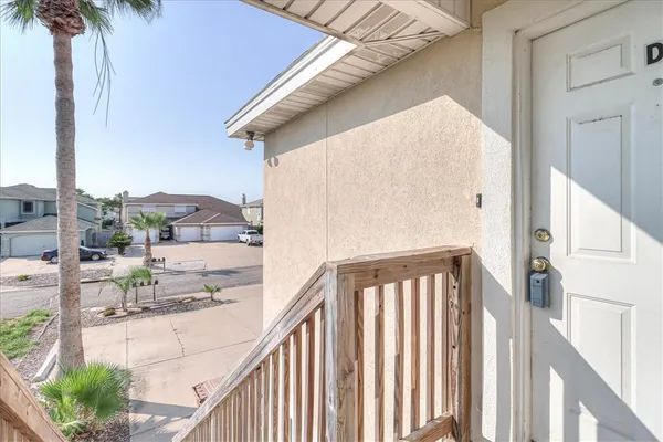 a view of city from balcony