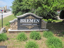 805 Laurel Street Bremen, GA 30110 - Photo 20 of 33 a view of a street sign of a park