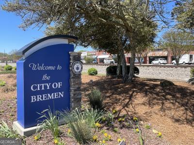 805 Laurel Street Bremen, GA 30110 - Photo 27 of 33 a sign on the side of a building