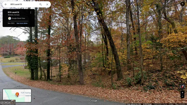 a view of a street view