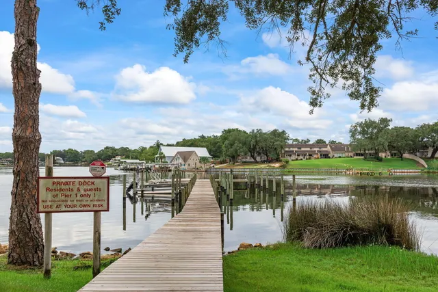 a lake view with a garden view