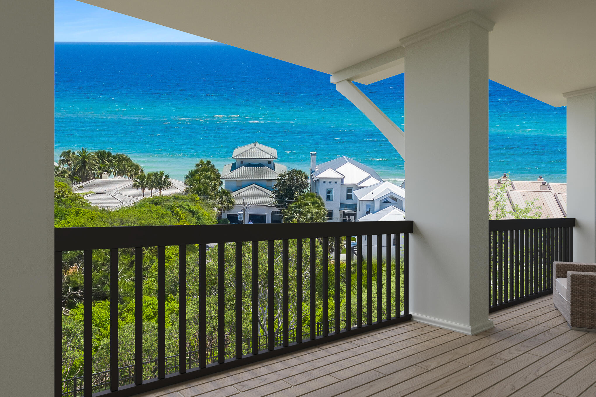 8915 East County Highway 30A Inlet Beach, FL 32461 - Photo 3 of 9 a view of a balcony