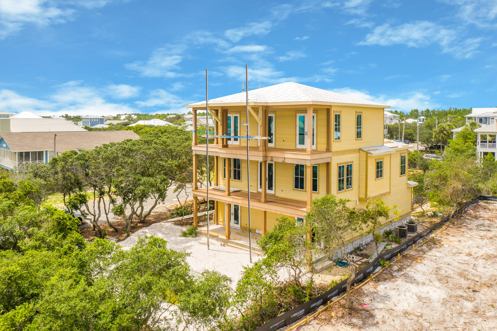 8915 East County Highway 30A Inlet Beach, FL 32461 - Photo 7 of 9 a front view of a house with a yard