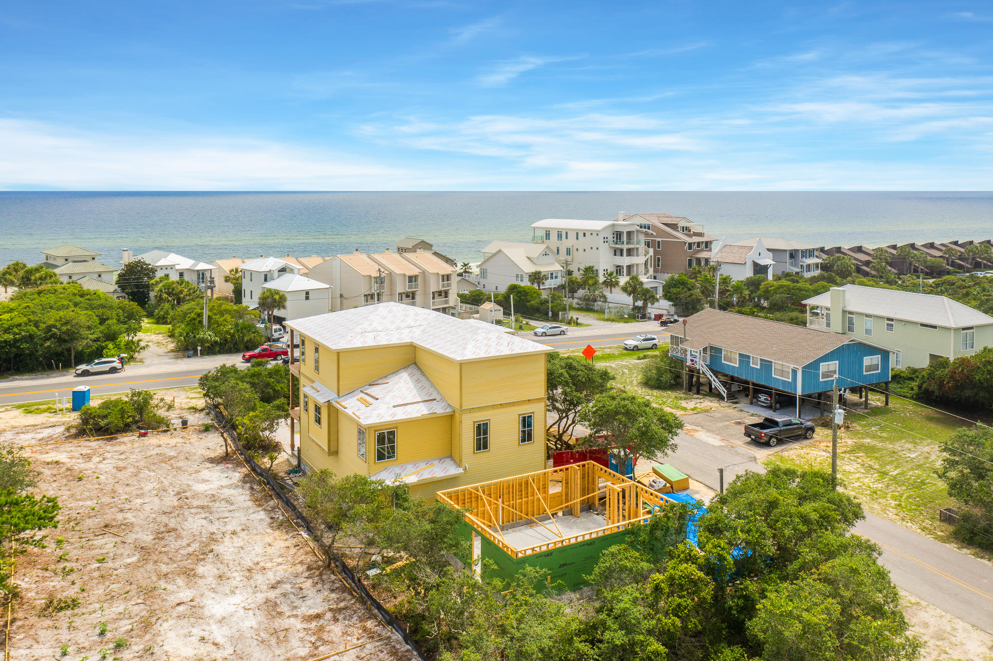 8915 East County Highway 30A Inlet Beach, FL 32461 - Photo 9 of 9 an aerial view of residential houses with outdoor space