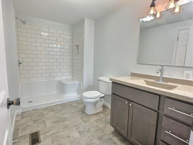 a view of closet area