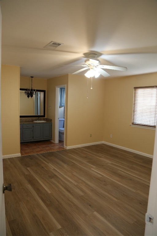 Undisclosed Address Austin, TX 78727 - Photo 16 of 36 a view of empty room with wooden floor