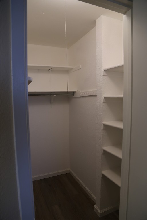 Undisclosed Address Austin, TX 78727 - Photo 19 of 36 a view of walk in closet with empty racks