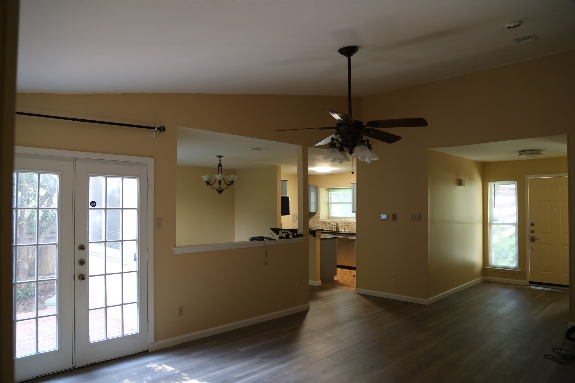 Undisclosed Address Austin, TX 78727 - Photo 10 of 36 a view of a kitchen with a refrigerator and window