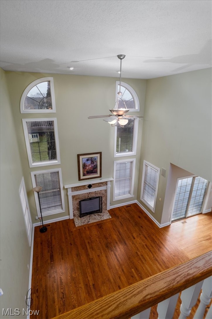 514 Silver Ridge Drive Akron, OH 44321 - Photo 6 of 47 Two Story Great Room, Wall of Windows, Pristine Refinished Floors, Gas Fireplace