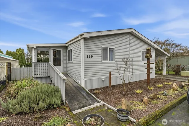 a view of a house with wooden floor