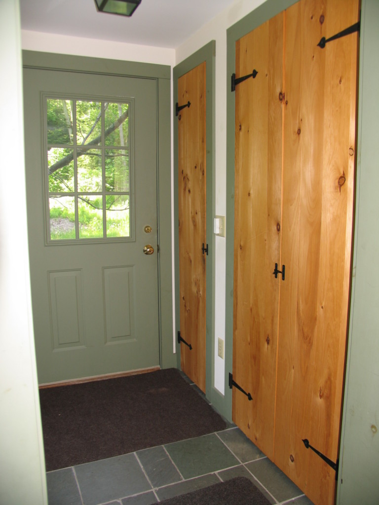 470 Ed Jones Road Otis, MA 01253 - Photo 16 of 24 a view of a bathroom with a glass door shower and a sink