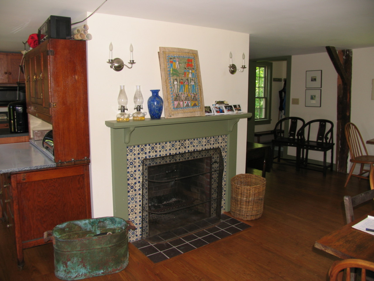 470 Ed Jones Road Otis, MA 01253 - Photo 5 of 24 a living room with furniture and a fireplace