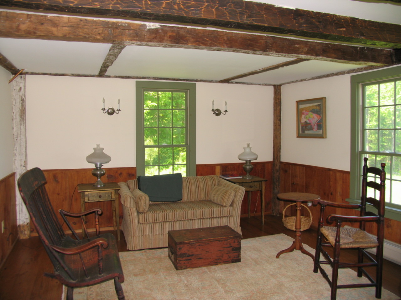 470 Ed Jones Road Otis, MA 01253 - Photo 8 of 24 a living room with furniture and a window