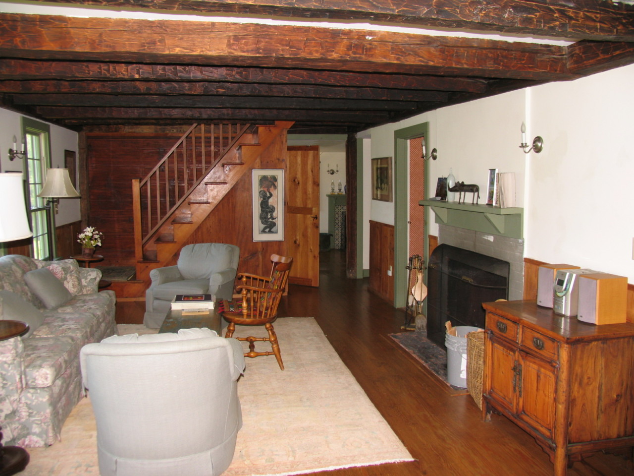 470 Ed Jones Road Otis, MA 01253 - Photo 9 of 24 a living room with furniture and a flat screen tv