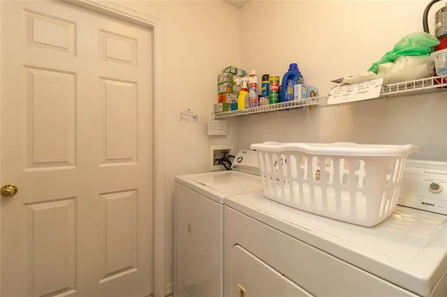 a room with storage and utility