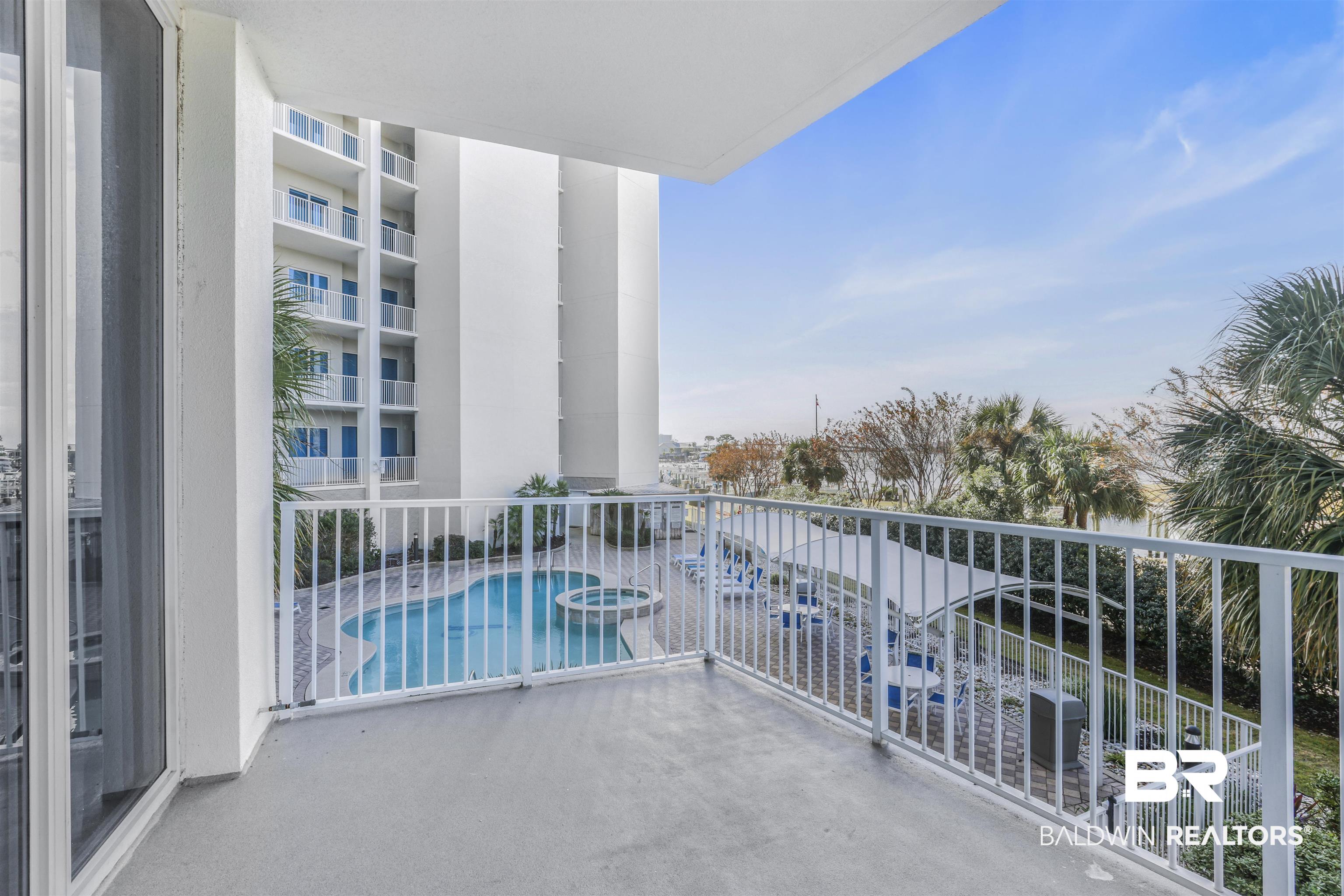 28250 Canal Road, Unit 106 Orange Beach, AL 36561 - Photo 10 of 50 Balcony with view of pool