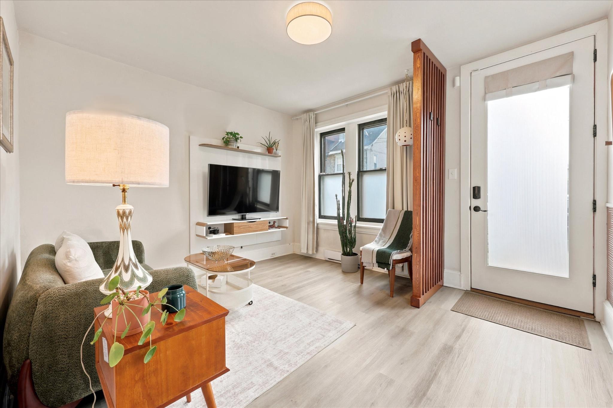 6649 Crowson Street Philadelphia, PA 19119 - Photo 2 of 23 Living Room with View of the Foyer and Front Door