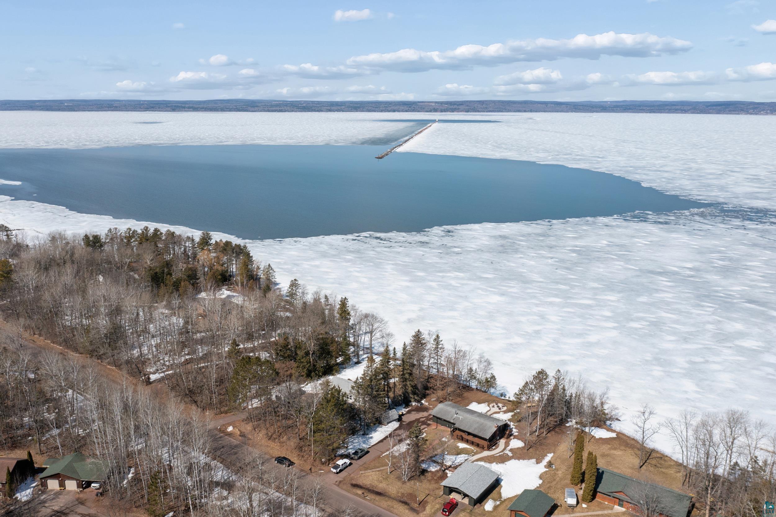 3903 Lake Park Road Ashland, WI 54806 - Photo 5 of 37 Bird's eye view of a large body of water