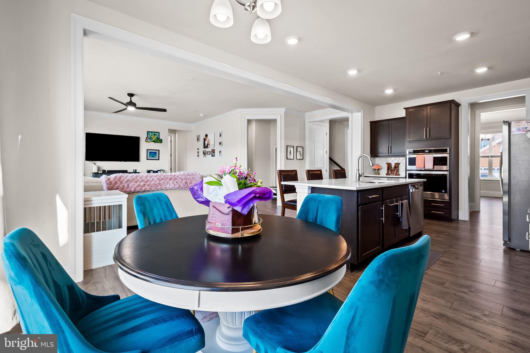 2821 Broad Wing Drive Odenton, MD 21113 - Photo 19 of 59 Breakfast Area to Kitchen and Family Room