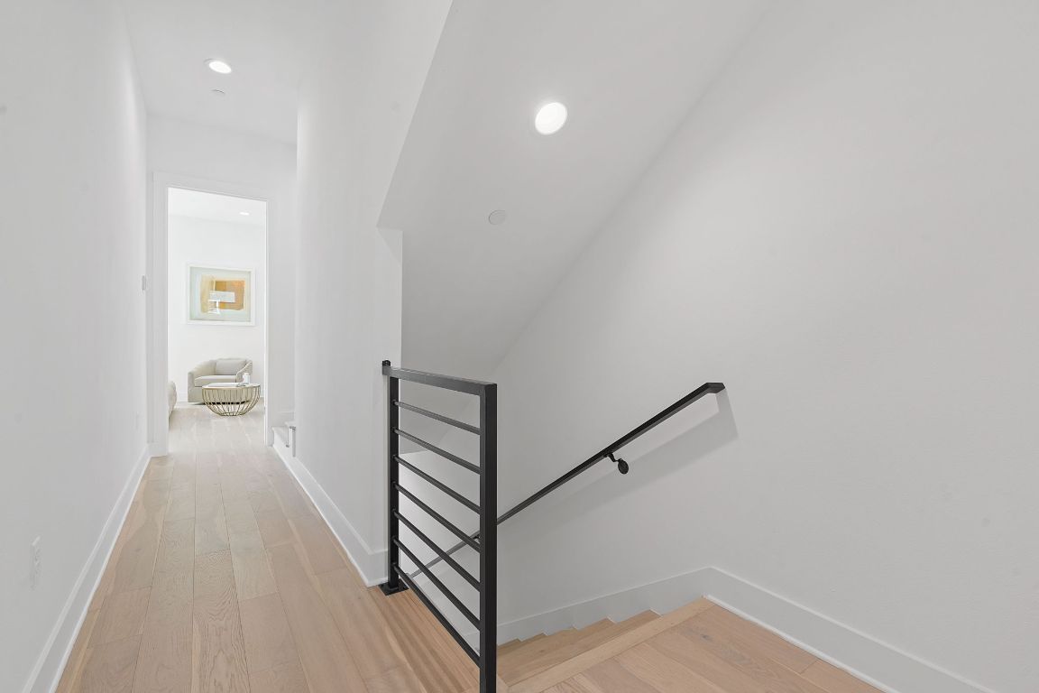 2805 McCurdy Street, Unit 1 Austin, TX 78723 - Photo 13 of 40 a view of a hallway with stairs