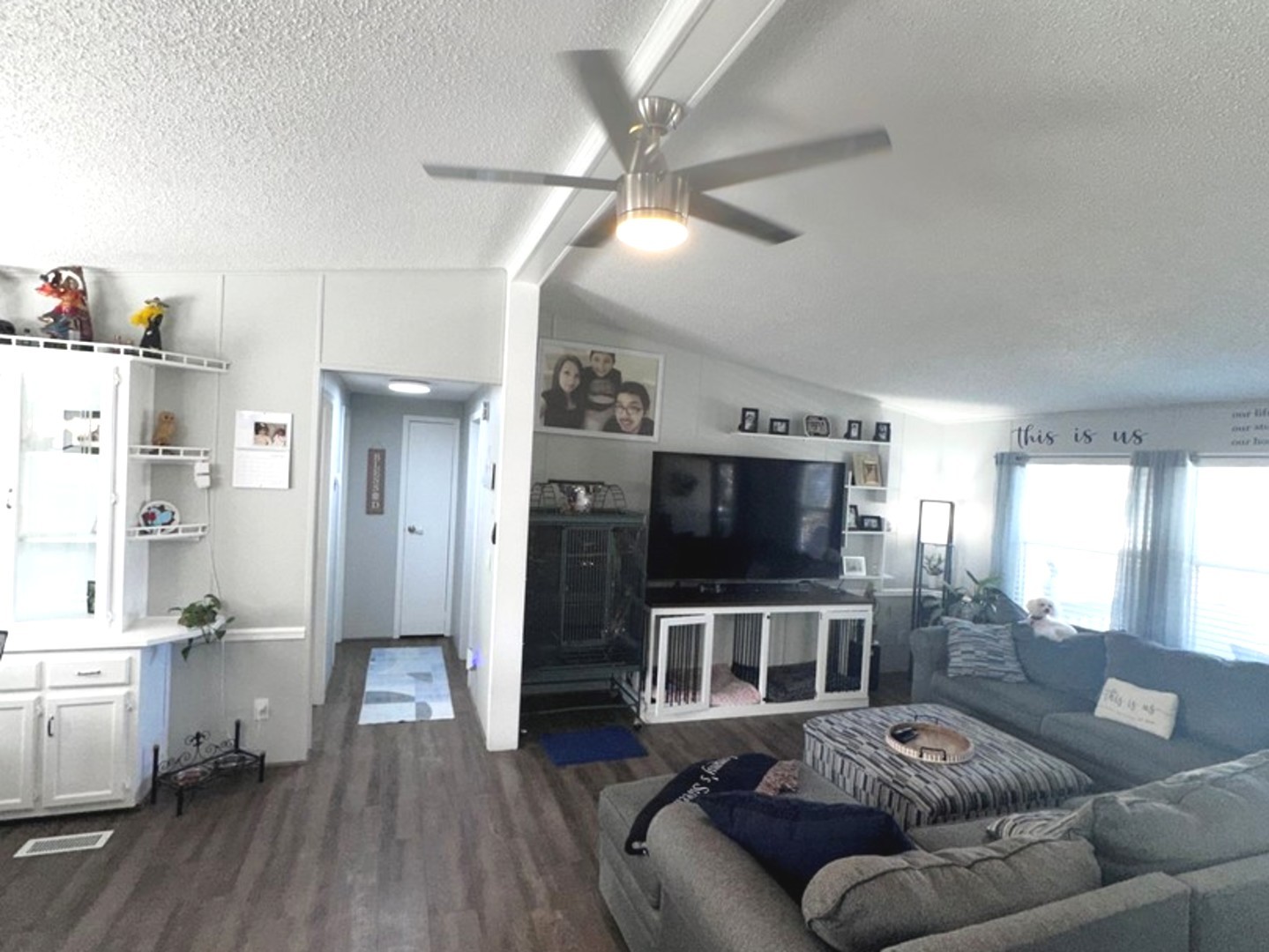 201 Greenview Road Belvidere, IL 61008 - Photo 28 of 57 a living room with furniture and a flat screen tv