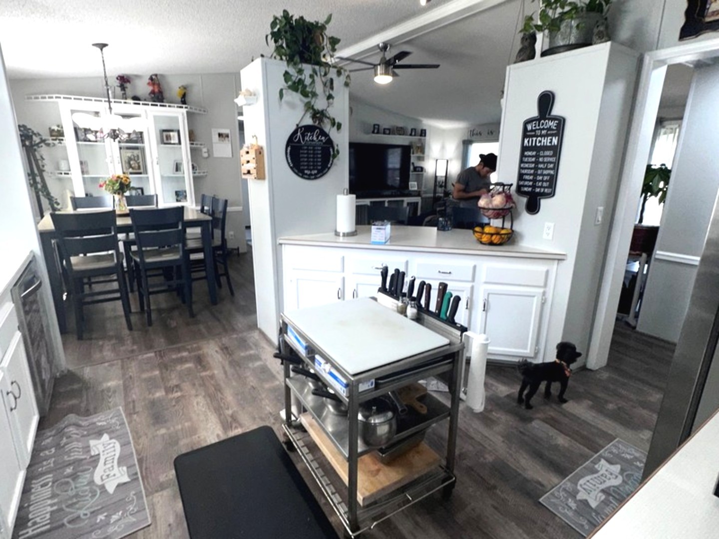 201 Greenview Road Belvidere, IL 61008 - Photo 8 of 57 a living room with furniture and a flat screen tv
