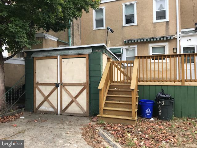 248 Ashby Road Upper Darby, PA 19082 - Photo 5 of 16 Rear of Home with Deck and Garage