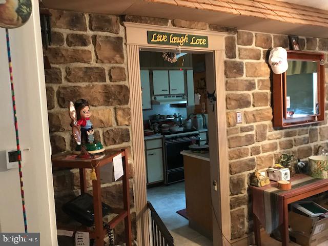 248 Ashby Road Upper Darby, PA 19082 - Photo 9 of 16 Dining Room with Custom Stone Accent Wall