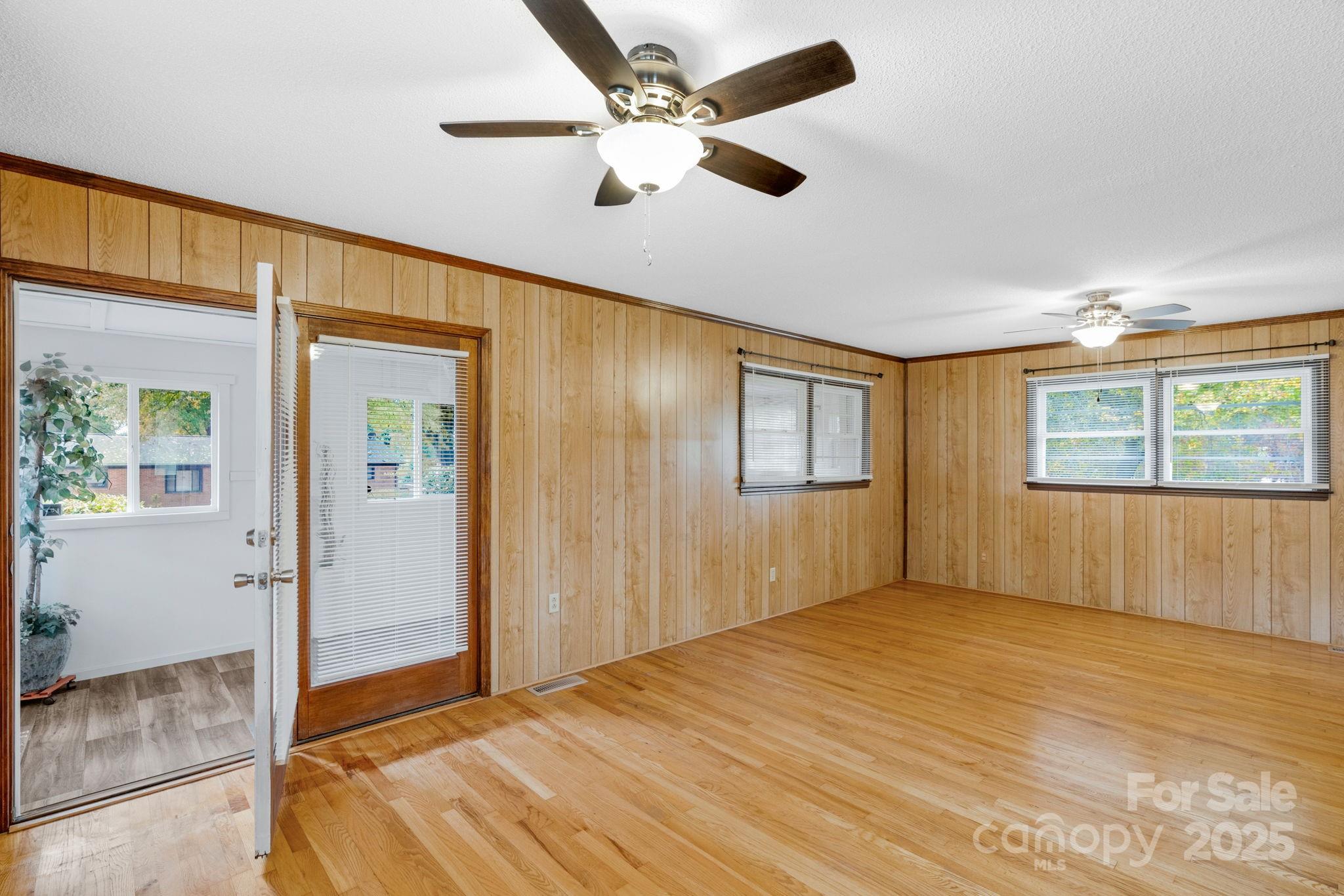 1202 Flowe Drive Matthews, NC 28104 - Photo 28 of 47 a view of empty room with window and ceiling fan