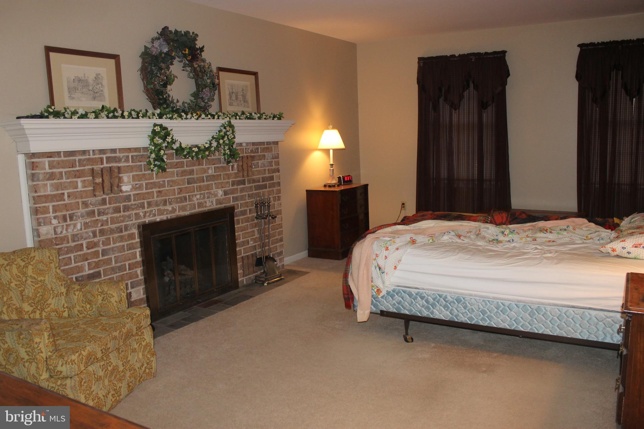 1554 Singer Road Wyomissing, PA 19610 - Photo 13 of 21 Master Bedroom with fireplace