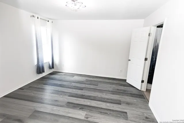 a view of an empty room