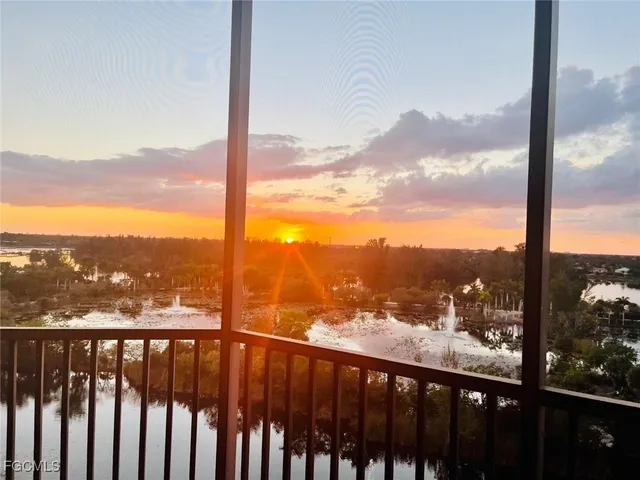 a view of city from balcony