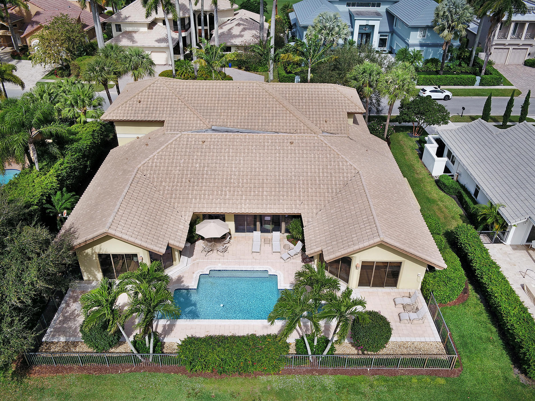 7332 Mandarin Drive Boca Raton, FL 33433 - Photo 4 of 44 Back Aerial