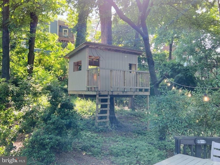 5885 9th Road North Arlington, VA 22205 - Photo 33 of 48 Charming treehouse nestled in lush greenery.