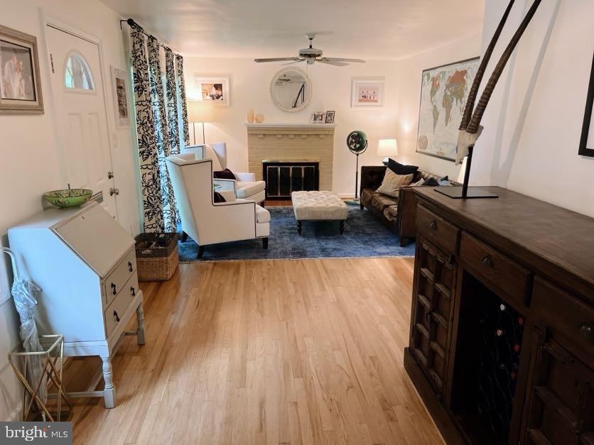 5885 9th Road North Arlington, VA 22205 - Photo 7 of 48 Inviting living space with warm wood tones.