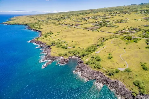 a view of an ocean and beach