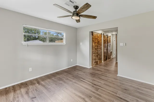 wooden floor in an empty room