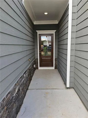 a view of entryway door of the house