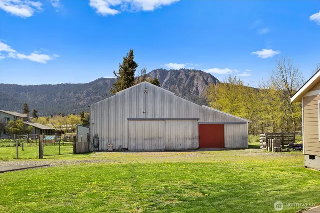 a house view with a garden space