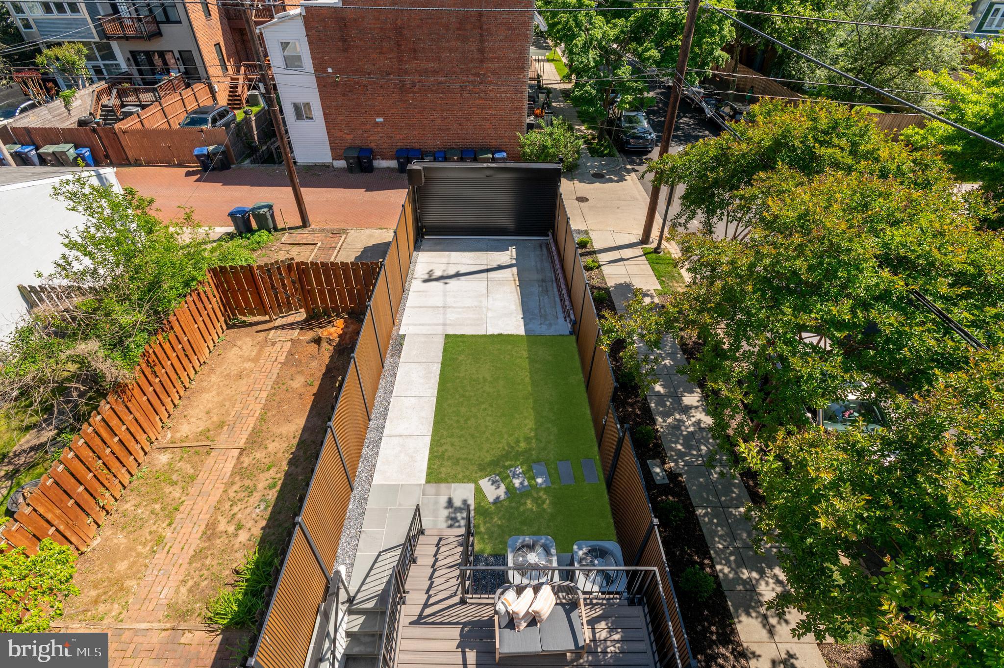 3554 T Street Northwest Washington, DC 20007 - Photo 52 of 57 an aerial view of a house with a yard