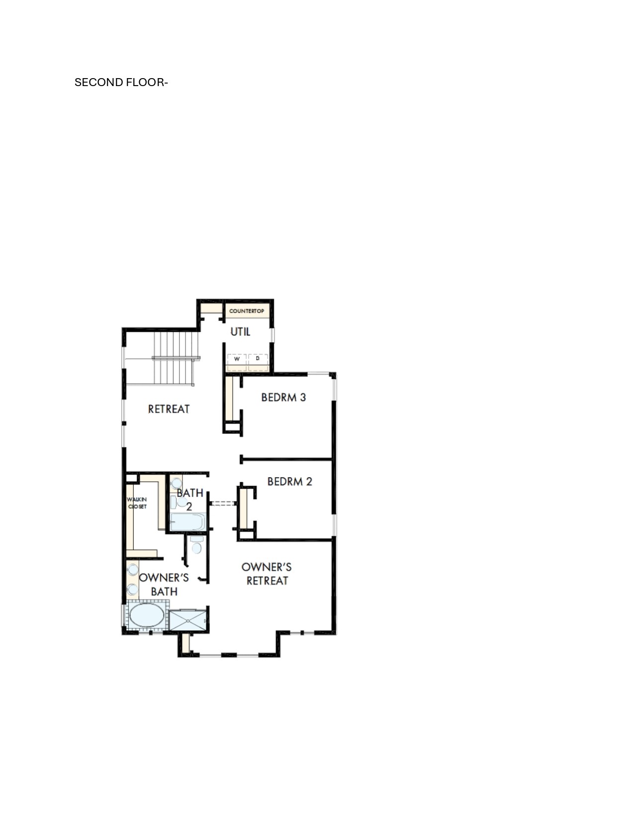 6308 Rotunda View Austin, TX 78747 - Photo 9 of 9 Floor Plan - 2nd Floor